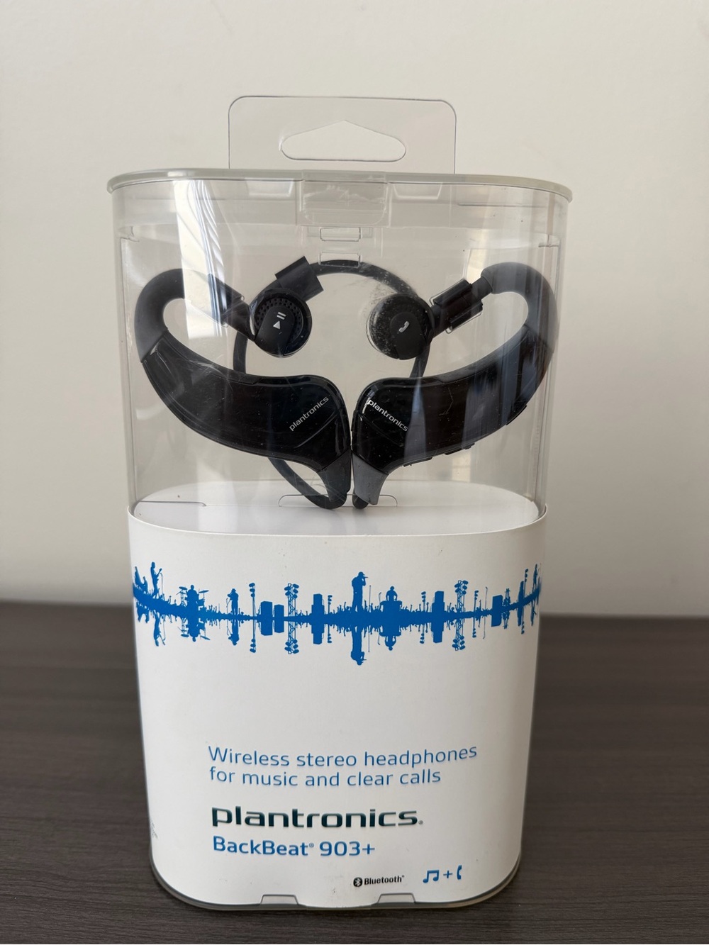 Plantronics BackBeat 903+ Wireless Stereo Headphones in Black New Sealed - Picture 2 of 7